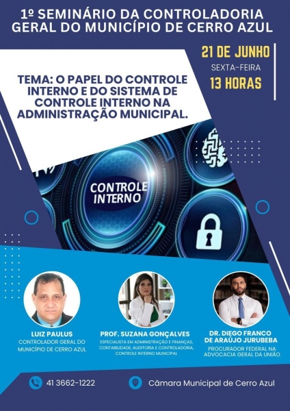 1º Seminário da Controladoria Geral do Município.